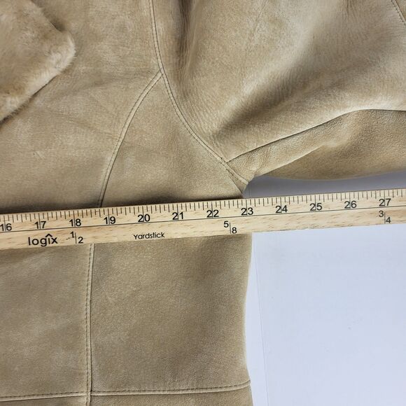 Westbound Women's Suede jacket Faux fur penny lane Boho Y2K Size L - Picture 9 of 16